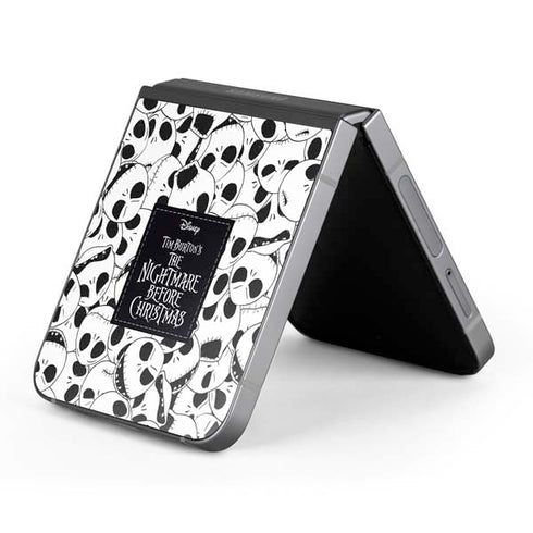 Disney The Nightmare Before Christmas Jack Skellington Pattern Galaxy Z Flip6 Skin